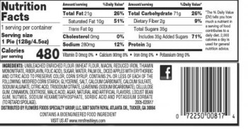 Food Recall Tastykake, Mrs. Freshleys Glazed Pies - recalled due to undeclared soy allergen Flowers Foods, Inc.... photo #2