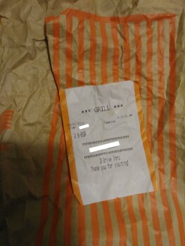 Consumer Review - Food Safety Whataburger, Martin Luther King Junior Boulevard, Fayetteville, AR, USA Earlier this morning. I orde... photo #3