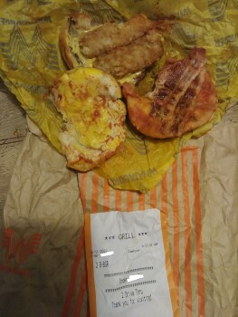 Consumer Review - Food Safety Whataburger, Martin Luther King Junior Boulevard, Fayetteville, AR, USA Earlier this morning. I orde... photo #4