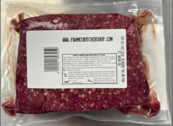 Food Recall Frank’s Butcher Shop Ground Beef - Public Health alert due to E. Coli The FSIS is issuing a public h... photo #2