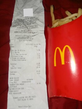 Consumer Review - Food Safety McDonald's, South 52nd Street, Philadelphia, PA, USA I purchased this on Friday, October 14th at 3:0... photo #3