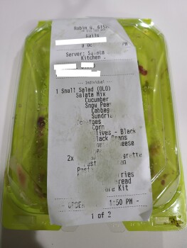 Reseña del consumidor - Seguridad alimentaria Salata, Blackburn Street, Dallas, TX, USA Started having the symptoms the day I had a salad here.  S... foto #1