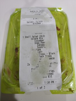 Reseña del consumidor - Seguridad alimentaria Salata, Blackburn Street, Dallas, TX, USA Started having the symptoms the day I had a salad here.  S... foto #3