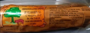 Food Recall Morcilla, Chorizo, Cabeza de lomo mechada, buche and salchichon products - recalled due to Listeria... photo #2