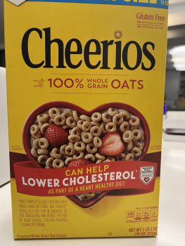 Consumer Review - Food Safety Cheerios, Whole Foods Market, 1551 3rd Ave, NY, NY, USA Severe diarrhea, cramping left lower quandra... photo #1