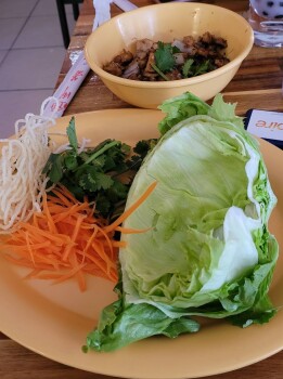 Consumer Review - Food Safety Phở L'amour, East Kings Highway, Shreveport, LA, USA Ordered chicken lettuce wraps. Picked them up a... photo #4