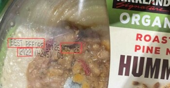 Food Recall Kirkland Signature Pine Nut Hummus - recalled due to mold issues Costco is recalling Kirkland Signat... Foto #2