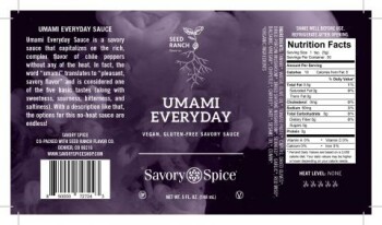 食品召回 Umami Everyday and Everything But The Sushi & Dumplings sauces - recalled due to allergen Seed Ranch... 照片 #3