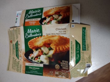 Consumer Review - Food Safety Marie Callenders Beef Pot Pie, Walmart, West Wellesley Avenue, Spokane, WA, USA I ate a Marie Callen... photo #1
