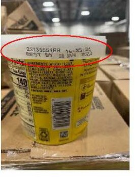 Food Recall NESTLE® TOLL HOUSE® Edible Chocolate Chip Cookie Dough Tub - recalled due to the presence of soft pl... photo #2
