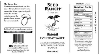 食品召回 Seed Ranch Flavor Co. Everything But... The Sushi & Dumplings Hot Sauce and Umami Everyday Sauce -... 照片 #3
