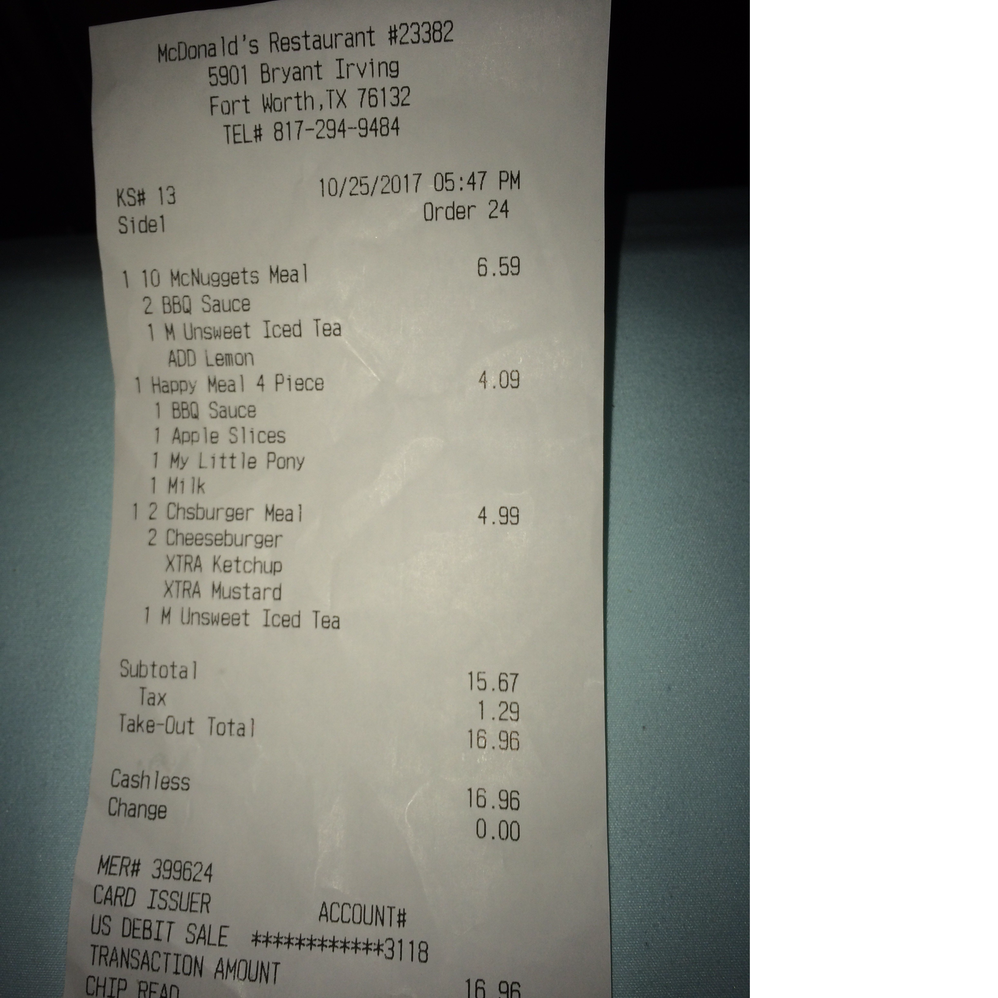 more incidents from mcdonalds united states texas fort worth