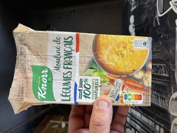 Consumer Review - Food Safety Soupe Knorr Legumes Francçais, E.Leclerc LE PIAN MEDOC, Route de Pauillac, Le Pian-Médoc, France bon... photo #2