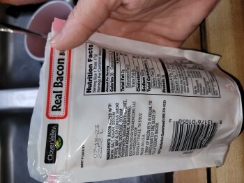 Consumer Review - Food Safety Dollar General, South Locust Avenue, Lawrenceburg, TN, USA Clover valley real bacon bits. This is no... photo #2