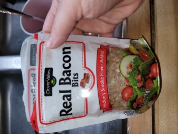 Consumer Review - Food Safety Dollar General, South Locust Avenue, Lawrenceburg, TN, USA Clover valley real bacon bits. This is no... photo #3