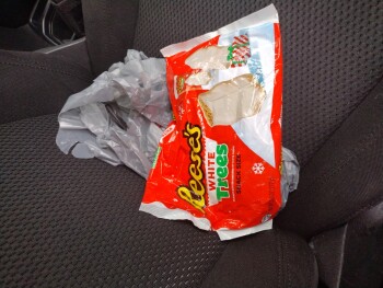 Consumer Review - Food Safety Dollar General, Louisville Road, Louisville, TN, USA Ate a total of 4 of the small Reese's white tre... photo #1