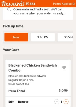 Consumer Review - Food Safety Popeyes Louisiana Kitchen, Lemon Grove Avenue, Lemon Grove, CA, USA I bought the new blacken chicken... photo #3