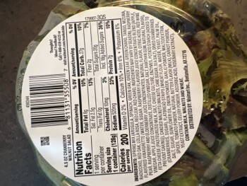Consumer Review - Food Safety Walmart Supercenter, Texas 34, Quinlan, TX, USA 11/13,  Market side Salad Kit from there E.Coli Hosp... photo #2