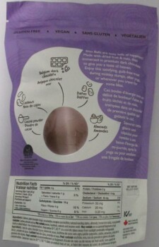 Food Recall Bliss Balls and Everland chocolate products - recalled due to undeclared milk The affected products... photo #5