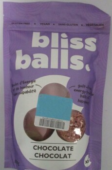 Food Recall Bliss Balls and Everland chocolate products - recalled due to undeclared milk The affected products... photo #6