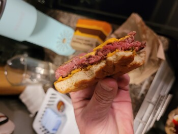 Consumer Review - Food Safety McDonald's, North Pacific Street, Mineola, TX, USA Served a severely undercooked burger. Sick now photo #1