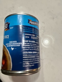 Consumer Review - Food Safety Progresso Soup, H-E-B, Gattis School Road, Round Rock, TX, USA Progresso chicken and wild rice soup,... photo #3