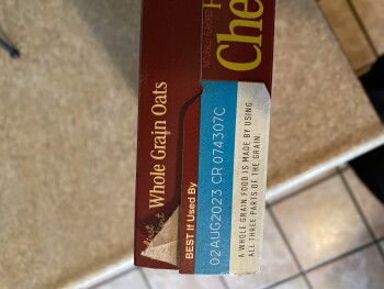 Consumer Review - Food Safety Walmart Neighborhood Market, Broadway Boulevard, Garland, TX, USA Tuesday, 11/22, Honey Nut Cheerios... photo #2