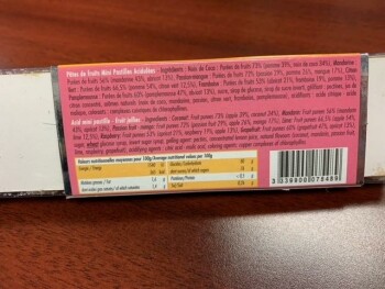 Food Recall Cruzilles Acid Mini Pastille Fruit Jellies - recalled due to undeclared milk The affected product is... photo #3