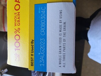 Consumer Review - Food Safety Hy-Vee Grocery Store, E Euclid Ave, Des Moines, IA, USA Purchased a Giant size box of Cheerios from... photo #2