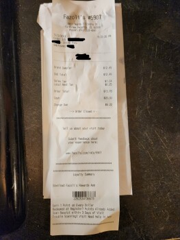 Consumer Review - Food Safety Fazoli's, North Illinois Street, Fairview Heights, IL, USA on Dec.2, 2020 at 9:12 p.m. I purchased g... photo #4