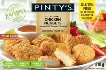 Food Recall Pinty's Eatwell Gluten Free Chicken Nuggets - recalled due to pieces of rubber Pinty's Eatwell brand... photo #2
