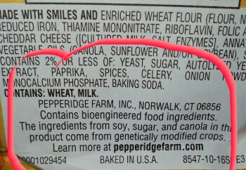 Consumer Review - Food Safety Pepperidge Farm Goldfish baked, Leeuwarden, Netherlands Yesterday, Pepperidge Farm Goldfish baked Ye... photo #2
