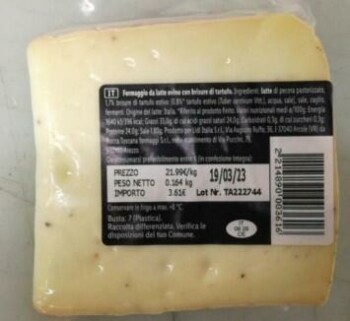 Food Recall Deluxe truffle-seasoned Pecorino - recalled due to Listeria The Italy Health Ministry announced the... photo #2