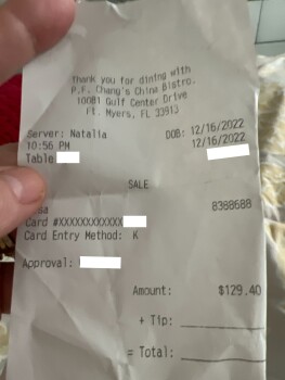 Consumer Review - Food Safety P.F. Chang's, Town Center, Fort Myers, FL, USA I have eaten here many many times over the years. I h... photo #2