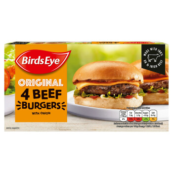 Food Recall Birds Eye Original 4 Beef Quarter Pounders with Onion - recalled due to extraneous material Birds Ey... photo #1