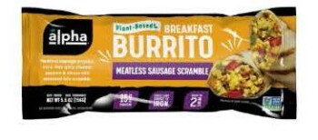 Food Recall Alpha Frozen Burritos - recalled due to undeclared milk Miso Brothers, Inc. dba Alpha Foods, is volu... photo #2
