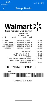 Consumer Review - Food Safety Walmart Supercenter, South Pleasant Crossing Boulevard, Rogers, AR, USA December 26-27,  Sushi from... photo #2