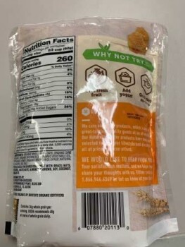 Food Recall Full Circle Market Oat & Honey Organic Granola - recalled due to undeclared almonds Garden of Light... photo #4