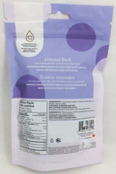 Rappel d'aliments Olivia & Leo Gourmet Treats Dark 55% Cacao Almond Bark recalled due to undeclared milk The Canadian... photo #2