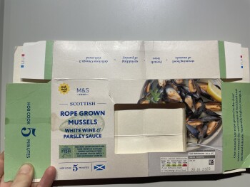 Consumer Review - Food Safety M&S Simply Food, Southwark Street, London, UK Mussels made whole family sick. Children especially ba... photo #2