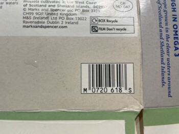 Consumer Review - Food Safety M&S Simply Food, Southwark Street, London, UK Mussels made whole family sick. Children especially ba... photo #1