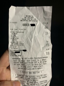 مراجعة المستهلك - سلامة الغذاء Del Taco, 14th Avenue Southeast, Albany, OR, USA Ordered a double del burger this afternoon at about... صورة فوتوغرافية #3