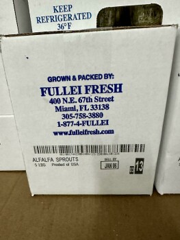 食品召回 Fullei Fresh Alfalfa Sprouts - recalled due to E. coli Fullei Fresh is voluntarily recalling Alfalfa... 照片 #2