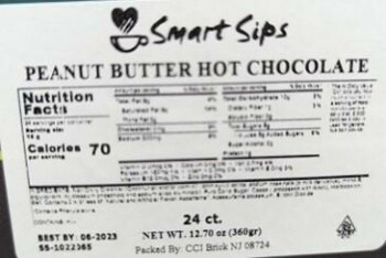 Retiro de alimentos Cocoa de Aroma, Smart Sips and Peanut butter hot chocolate products - recalled due to allergens Cori... foto #4