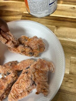 Consumer Review - Food Safety Walmart Neighborhood Market, Desiard Street, Monroe, LA, USA 1/18/2023,  Molded wings that was not o... photo #2