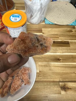 Consumer Review - Food Safety Walmart Neighborhood Market, Desiard Street, Monroe, LA, USA 1/18/2023,  Molded wings that was not o... photo #3
