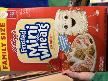 Consumer Review - Food Safety Walmart Supercenter, Fremont Pike, Perrysburg, OH, USA Kellogg’s Mini Wheats Strawberry Frosted tast... photo #1