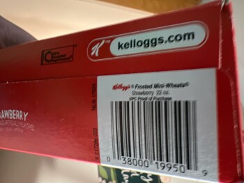 Consumer Review - Food Safety Walmart Supercenter, Fremont Pike, Perrysburg, OH, USA Kellogg’s Mini Wheats Strawberry Frosted tast... photo #2