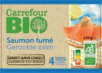Food Recall Carrefour BIO smoked salmon - recalled due to Listeria RappelConso issued a recall of Carrefour BIO... photo #2