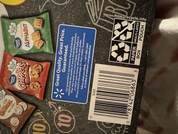 Consumer Review - Food Safety Walmart Supercenter, Merchant Mile, Columbus, Indiana, USA brand chocolate chip cookies Yes it was f... photo #2